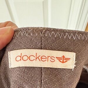 Dockers Tan Herringbone Trousers